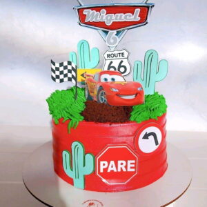 ARQUIVO DIGITAL - Topo de bolo Carros + 4