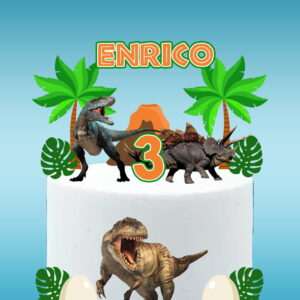 Arquivo Digital Topo de Bolo Dinossauro #2