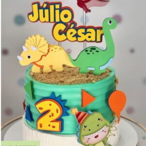 Arquivo Digital Topo de Bolo Dinossauro