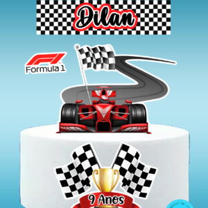 Arquivo Digital Topo de Bolo Formula 1 #1