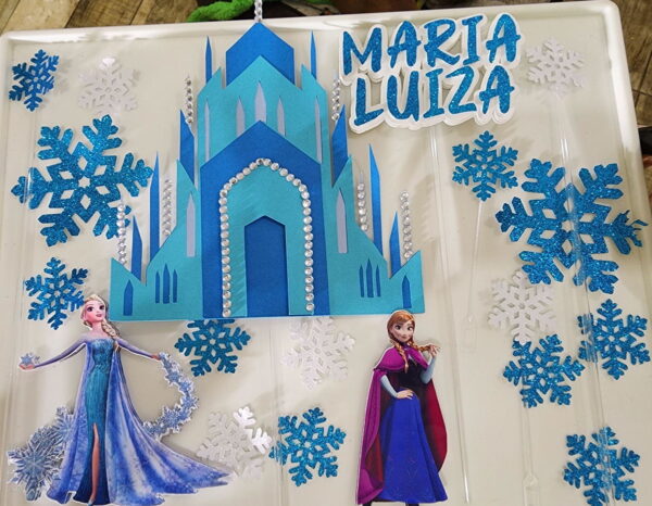 Arquivo Digital Topo de Bolo Frozen 1