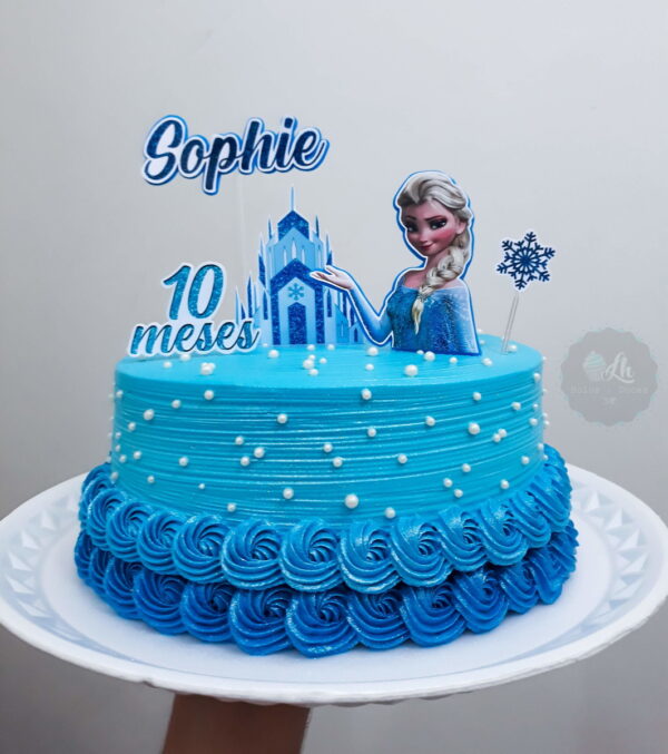 Arquivo Digital Topo de bolo Frozen #3 PDF/JPG