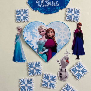 Arquivo Digital Topo de Bolo Frozen