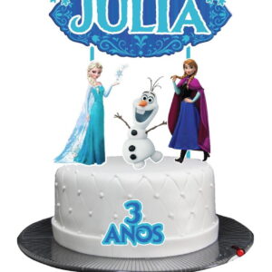 ARQUIVO DIGITAL TOPO DE BOLO FROZEN