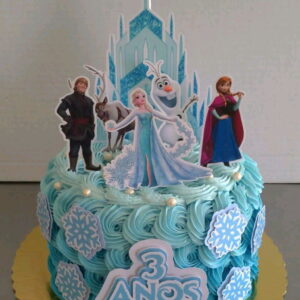 Arquivo de Corte Frozen Topo de Bolo
