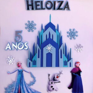 Arquivo de Corte Topo de Bolo Frozen