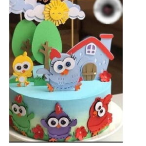 Arquivo CORTE topo de bolo Galinha pintadinha+1 DE BRINDE