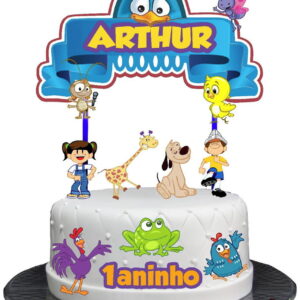 ARQUIVO DIGITAL TOPO DE BOLO GALINHA PINTADINHA