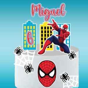 Arquivo Digital Topo de Bolo Homem Aranha #10