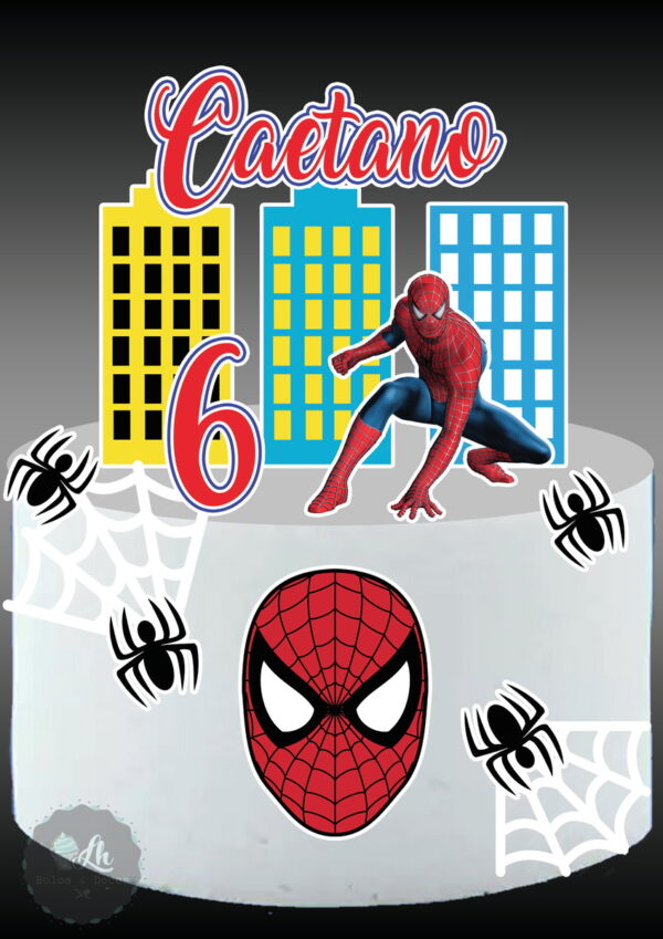 Arquivo Digital Topo de bolo Homem Aranha #7 PDF/JPG - Imagem 3