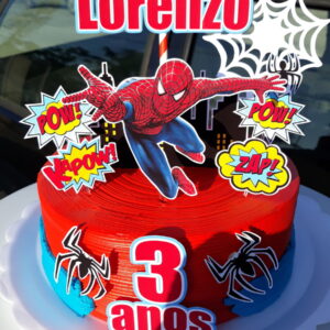 Arquivo digital Topo de bolo Homem Aranha #8 PDF/JPG