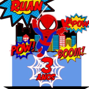 Arquivo Digital / Topo de Bolo Homem Aranha