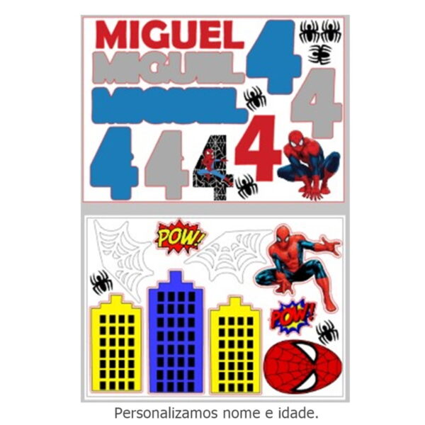 Arquivo Digital Topo de Bolo Homem Aranha - pdf + Brinde - Image 2