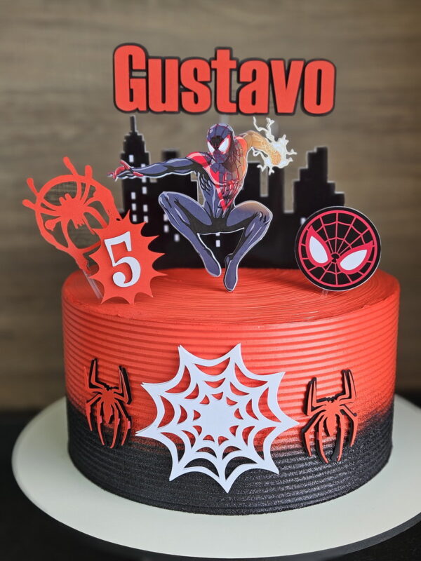 Arquivo Digital Topo de Bolo Homem Aranha