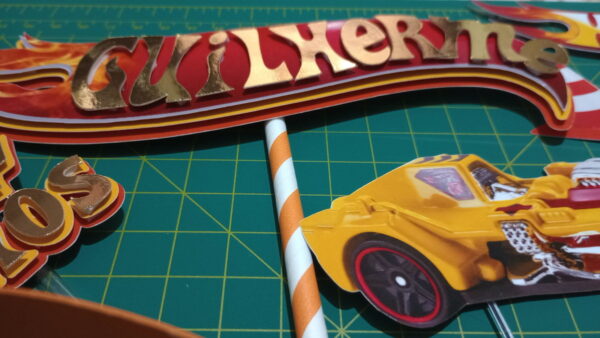 Arquivo Digital Topo de Bolo Hot Wheels - Image 3