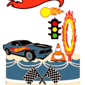Arquivo Digital Topo de Bolo Hot Wheels