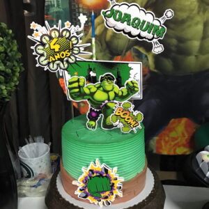 Arquivo digital - Topo de Bolo Hulk