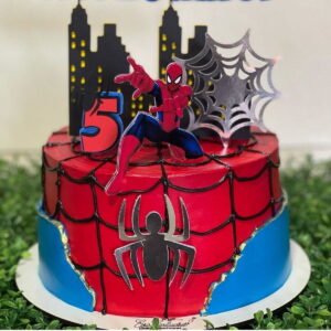 Arquivo Digital Topo de Bolo Infantil Homem Aranha