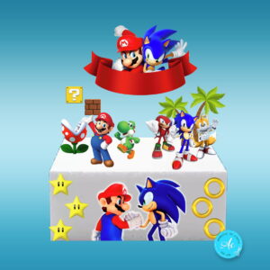 Arquivo Digital Topo de Bolo Mario e Sonic #1