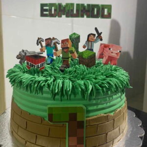 Arquivo Digital Topo de Bolo Minecraft