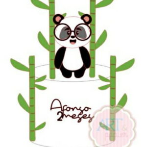 Arquivo Digital Topo de Bolo Panda