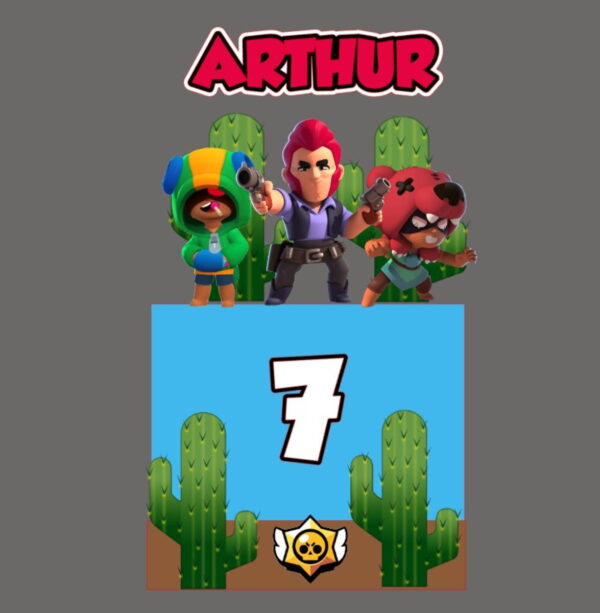 ARQUIVO DIGITAL- Topo de bolo pantera negra + 4 - Imagem 4