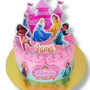 Arquivo Digital Topo de Bolo Princesas