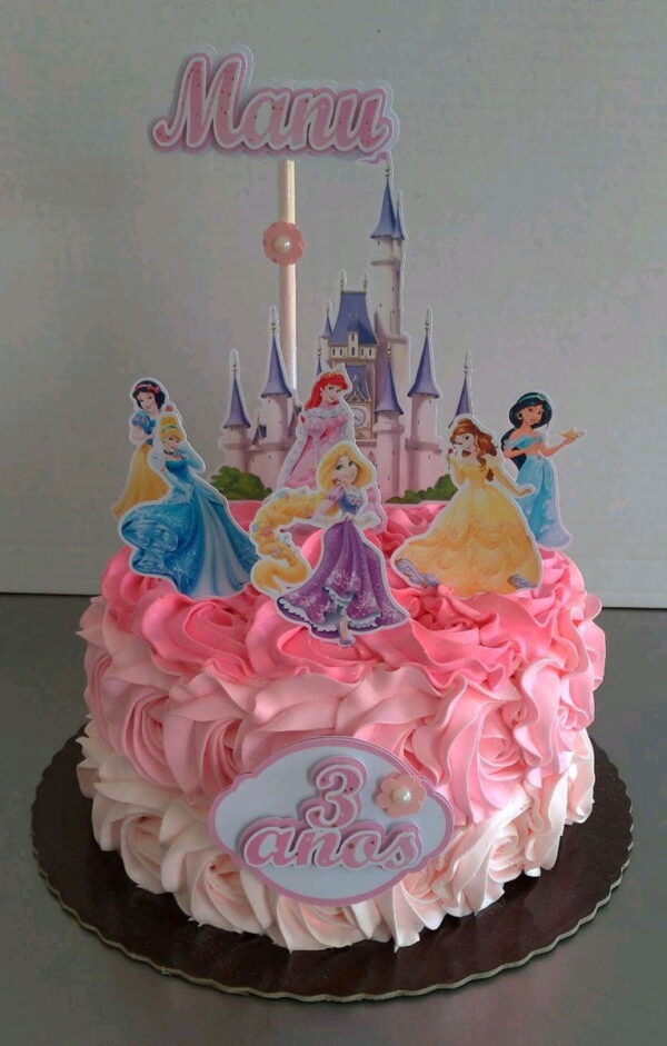 Arquivo de Corte Princesas Topo de Bolo