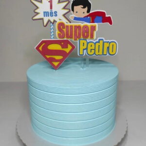 Arquivo Digital Topo de Bolo Super Homem Baby