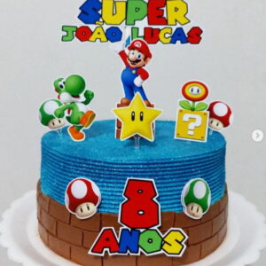 Arquivo Digital Topo de Bolo Super Mario #6 Pdf/jpg/png