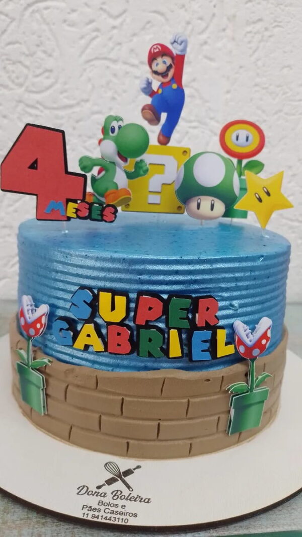 Arquivo Digital Topo De Bolo Super Mario