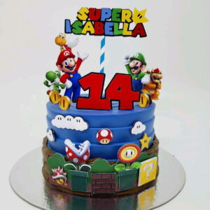 ARQUIVO DIGITAL- Topo de bolo Super Mario