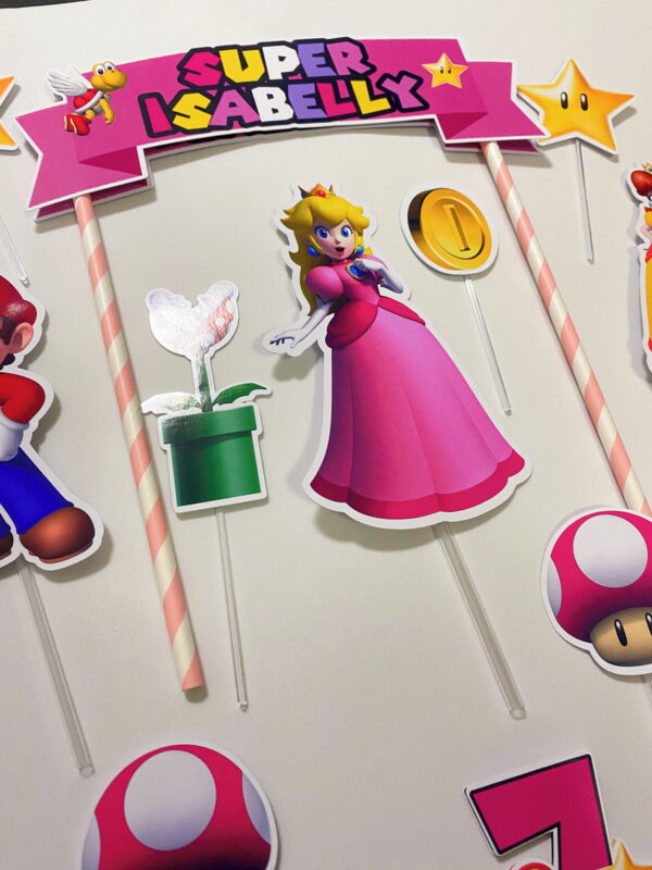 Arquivo Digital - Topo de Bolo Super Mario - Image 3