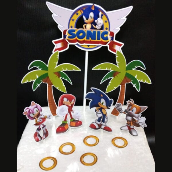Arquivo Digital Topo De Bolo Tema Sonic