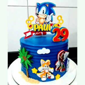 Arquivo Digital Topo De Bolo Tema Sonic