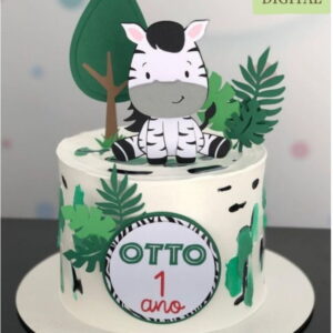 Arquivo Digital Topo de Bolo Zebra