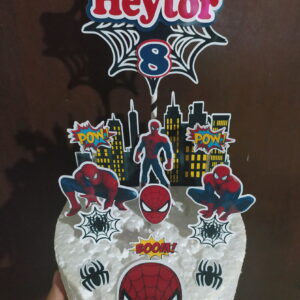 Kit com 4 arquivos digitais Topo Homem Aranha