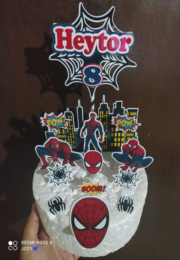 Kit com 4 arquivos digitais Topo Homem Aranha