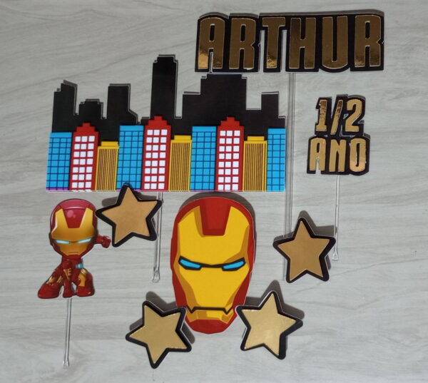 Arquivo Digital Topo Homem de Ferro Baby - Image 3