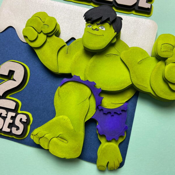Arquivo Digital Topo Hulk em Camadas - Imagem 2