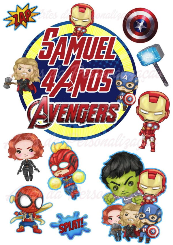 Arquivo Digital Topo Vingadores