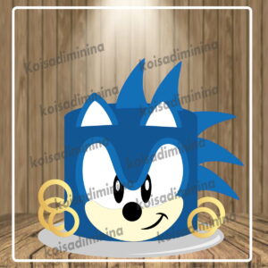 Arquivo em camadas Face Sonic
