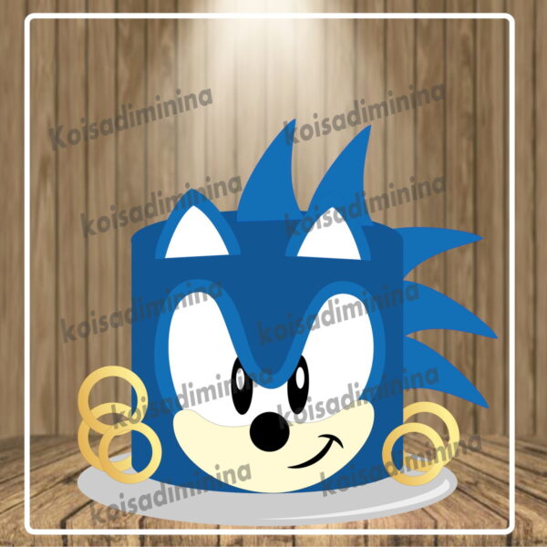 Arquivo em camadas Face Sonic
