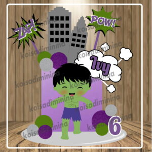 Arquivo Em Camadas Hulk Cute