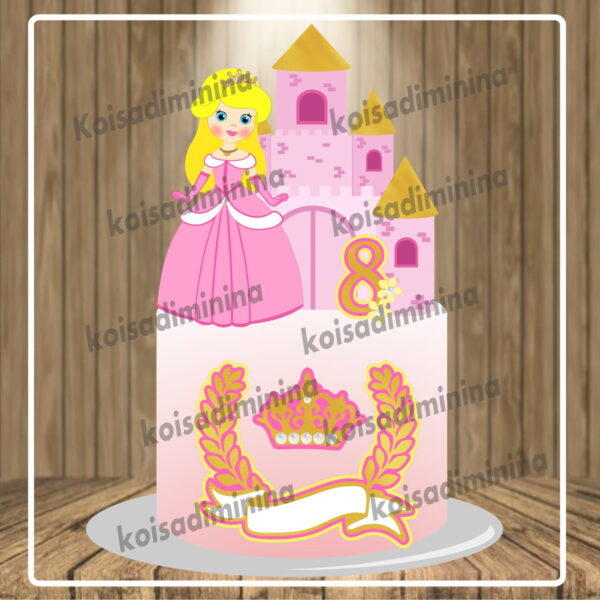 Arquivo em camadas Princesa cute