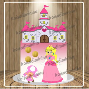 Arquivo em Camadas Princesa Peach - Mario Bross