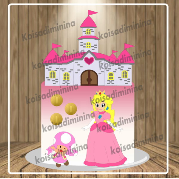 Arquivo em Camadas Princesa Peach - Mario Bross