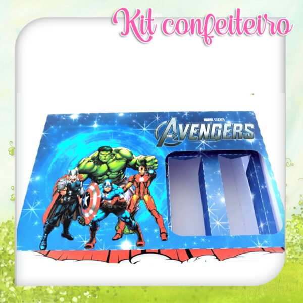 Arquivo Corte - Kit Confeiteiro Vingadores