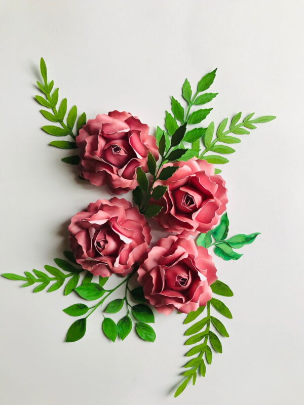 Arquivo Flor Realista para Topo de Bolo