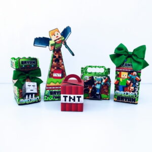 Arquivo Silhouette - Kit Festa Minecraft